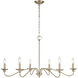 Delvona 6 Light 36.75 inch Modern Gold Chandelier Ceiling Light